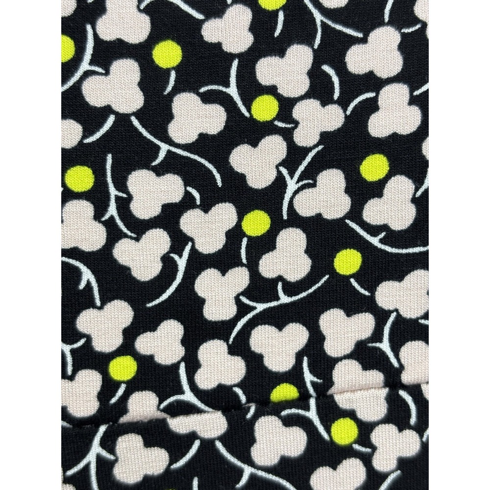 Boden Sweetheart Dot Midi Dress 6 Black White Yellow Floral Boho - Picture 5 of 8